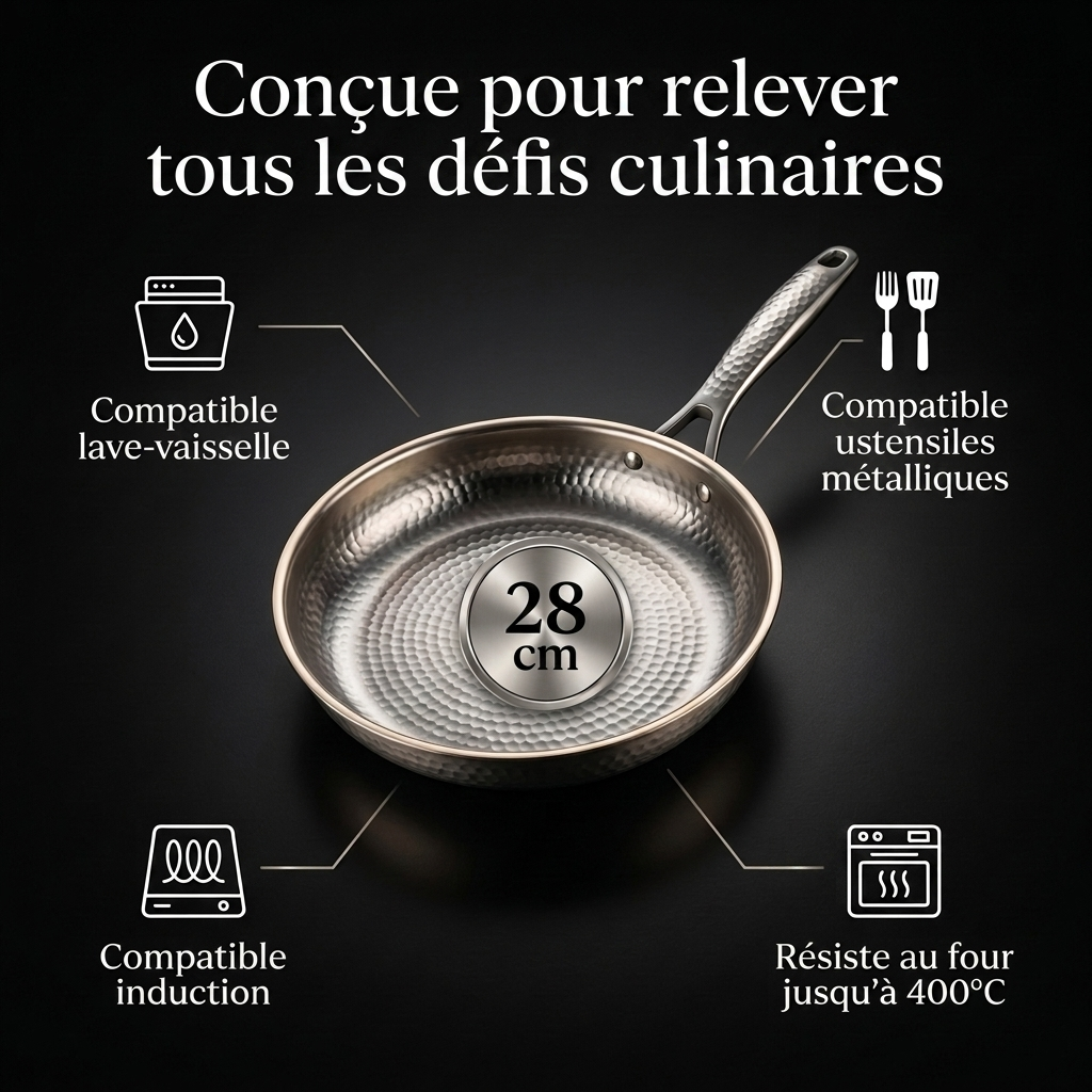 Poêle Pro en Titane